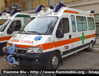 Fiat Ducato III serie Maxi
Pubblica Assistenza Croce Verde Reggio Emilia
Allestita Aricar
"Victor 2"
Parole chiave: Fiat Ducato_IIIserie 118_ReggioEmilia Ambulanza PA_CV_ReggioEmilia