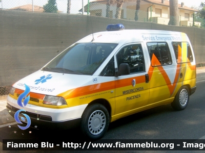 Fiat Scudo I serie
Misericordia di Piacenza
Servizio Emergenza Medica
Allestimento Oregon
Codice Automezzo: A1
Parole chiave: Fiat Scudo_Iserie