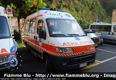 Fiat Ducato II serie
Pubblica Assistenza Stazzema
Allestita Mariani Fratelli
Parole chiave: Fiat Ducato_IIserie 118_Versilia Ambulanza PA_Stazzema