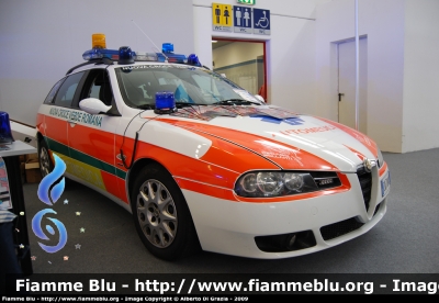 Alfa Romeo 156 Sportwagon II serie
Croce Verde Romana
Autovettura Ex Polizia Stradale
Parole chiave: Alfa-Romeo 156_Sportwagon_IIserie 118_Roma Automedica CV_Romana Reas_2009