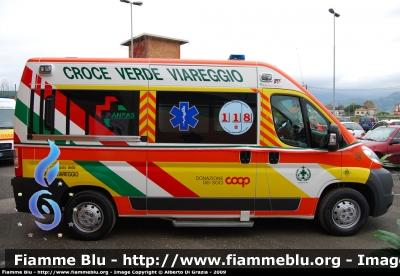 Fiat Ducato X250
38 - Pubblica Assistenza Croce Verde Viareggio
Allestita Mariani Fratelli
Parole chiave: Fiat Ducato_X250 118_Versilia Ambulanza PA_CV_Viareggio