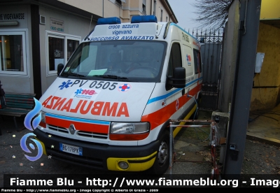 Renault Master II serie
Croce Azzurra Vigevano
Allestita Pmc
PV 0505
Parole chiave: Renault Master_IIserie 118_Pavia Ambulanza CA_Vigevano