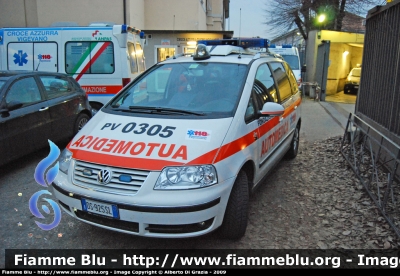 Volkswagen Sharan II serie 
Fondazione I.R.C.C.S Policlinico San Matteo Pavia
PV 0305
Parole chiave: Volkswagen Sharan_IIserie 118_Pavia Automedica