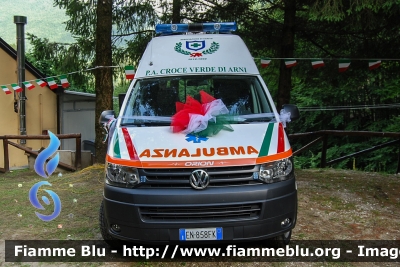 Volkswagen Transporter T5 Restyle 
Pubblica Assistenza Croce Verde Arni (Stazzema - LU)
Allestita Orion
Parole chiave: Volkswagen Transporter_T5_Restyle Ambulanza