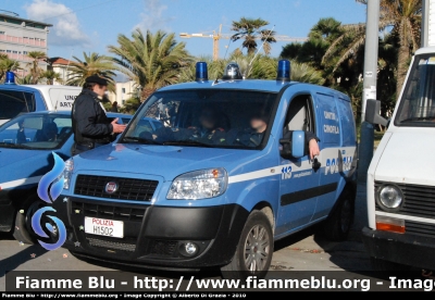 Fiat Doblò II serie
Polizia di Stato
Unità Cinofile
Allestimento Elevox
POLIZIA H1502
Parole chiave: Fiat Doblò_IIserie PoliziaH1502