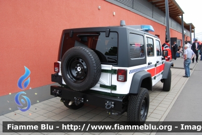 Jeep Wrangler III serie
Veicolo promozionale WAS
In esposizione al Rettmobil 2013
Parole chiave: Jeep Wrangler_IIIserie Rettmobil_2013