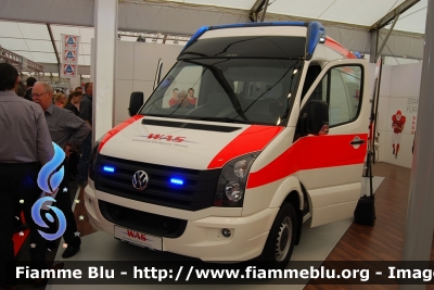 Volkswagen Crafter I serie restyle
Veicolo promozionale WAS
In esposizione al Rettmobil 2013
Parole chiave: Volkswagen Crafter_Iserie_restyle Ambulanza Rettmobil_2013