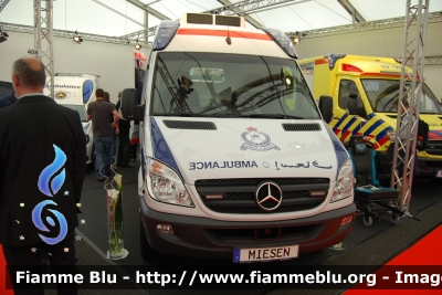 Mercedes-Benz Sprinter III serie
Veicolo promozionale Medi-Car
In esposizione al Rettmobil 2013
Parole chiave: Mercedes-Benz Sprinter_IIIserie Ambulanza Rettmobil_2013