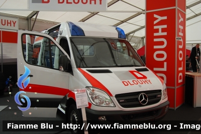 Mercedes-Benz Sprinter III serie
Veicolo promozionale Dlouhy
In esposizione al Rettmobil 2013
Parole chiave: Mercedes-Benz Sprinter_IIIserie Rettmobil_2013 Ambulanza