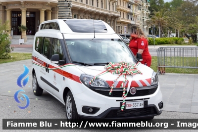 Fiat Doblò XL IV serie
Croce Rossa Italiana
Comitato Di Viareggio-Versilia
Allestimento Orion
CRI 357 AH

Parole chiave: Fiat / / / Doblò_IVserie CRI357AH