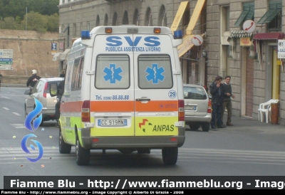 Mercedes-Benz Sprinter II serie
29 - Società Volontaria di Soccorso Livorno
Allestita Alessi & Becagli
Parole chiave: Mercedes-Benz Sprinter_IIserie 118_Livorno Ambulanza Società_Volontaria_di_Soccorso_Livorno