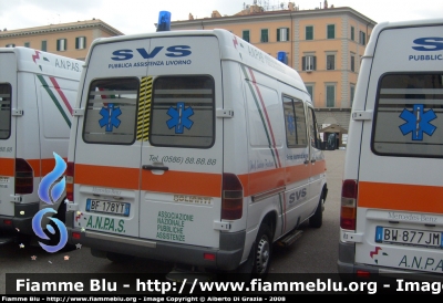 Mercedes-Benz Sprinter I serie
18 - Società Volontaria di Soccorso Livorno
Allestita Bollanti
Parole chiave: Mercedes-Benz Sprinter_Iserie 118_Livorno Ambulanza SVS_Livorno