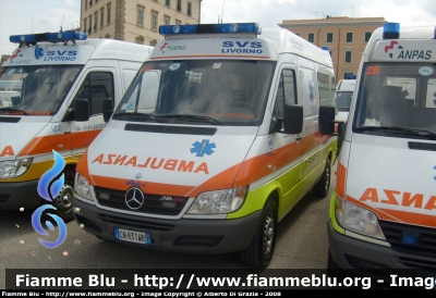 Mercedes-Benz Sprinter II serie
40 - Società Volontaria di Soccorso Livorno
Allestita Aricar
Parole chiave: Mercedes-Benz Sprinter_IIserie 118_Livorno Ambulanza SVS_Livorno