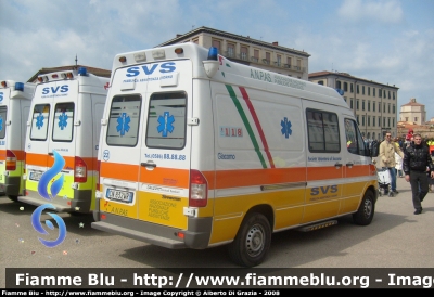 Mercedes-Benz Sprinter II serie
22 - Società Volontaria di Soccorso Livorno
Allestita Bollanti
Parole chiave: Mercedes-Benz Sprinter_IIserie Ambulanza