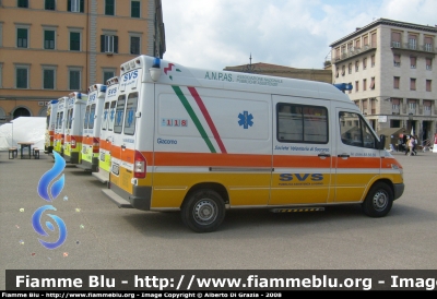 Mercedes-Benz Sprinter II serie
22 - Società Volontaria di Soccorso Livorno
Allestita Bollanti
Parole chiave: Mercedes-Benz Sprinter_IIserie Ambulanza