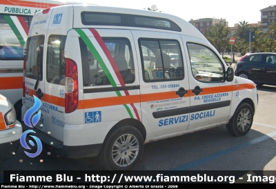 Fiat Doblò II serie
Pubblica Assistenza Croce Azzurra Reggello
Parole chiave: Fiat Doblò_IIserie 118_Firenze Servizi_Sociali Pubblica_Assistenza_Croce_Azzurra_Reggello