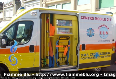 Fiat Ducato X250
Società di Mutuo Soccorso Croce Azzurra Pontassieve
Allestita Maf
Parole chiave: Fiat Ducato_X250 118_Firenze Ambulanza Società_di_Mutuo_Soccorso_Croce_Azzurra_Pontassieve