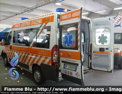 Fiat Ducato X250
Pubblica Assistenza
di Stazzema (LU)
Allestita Mariani Fratelli
Parole chiave: Fiat Ducato_X250 118_Lucca PA_Stazzema Ambulanza Reas_2007