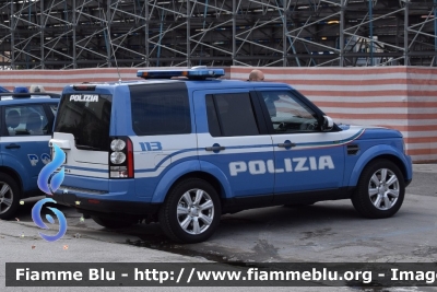 Land Rover Discovery 4
Polizia di Stato
 Squadra Volante
 Unità Operativa di Primo Intervento 
 POLIZIA M2607
Parole chiave: Land-Rover / Discovery_4 / POLIZIAM2607