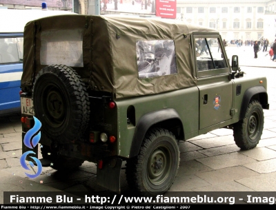 Land Rover Defender AR90
Esercito italiano - Reggimento artiglieria terrestre a cavallo, Milano.
Dipendenza: Brigata di Cavalleria "Pozzuolo del Friuli"

Parole chiave: Land_Rover Defender_AR90 Esercito_italiano Reggimento artiglieria__a_cavallo Milano Brigata_Cavalleria Pozzuolo_del_Friuli