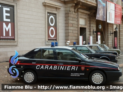 Alfa Romeo 155
Carabinieri
Nucleo Operativo e Radiomobile
Veicolo storico
EI AM 880
130° anniversario
Associazione Nazionale Carabinieri
Parole chiave: 130_ANC EIAM880 Alfa-Romeo 155