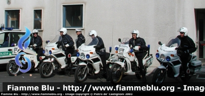 BMW K75 RT Moto Guzzi V75 - NTX 750
Polizia Municipale (ora Polizia Locale)
Brescia

Parole chiave: Polizia_Municipale PM Brescia BS BMW_K75_RT Moto_Guzzi V75 NTX_750