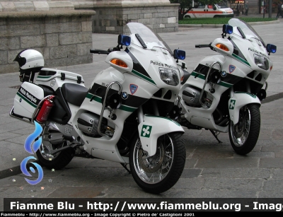 BMW R850RT I serie
Polizia Municipale
Comune di Milano
BC 67714 – BC 67655

Parole chiave: Polizia_ Municipale Milano PM motocicletta BC67714 BC67655 BMW R850RT_I_serie Lombardia (MI)