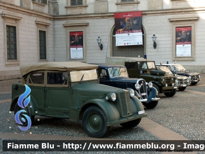 Fiat 508 C militare torpedo
Carabinieri
Veicolo storico
1939
R.o E.to 37108
(targa riprodotta)
ANC - Gruppo Auto Moto storiche dell'Arma
Pastrengo Verona
130° anniversario
Associazione Nazionale Carabinieri
Parole chiave: 130_ANC Fiat 508M_torpedo RE37108 Regio_esercito