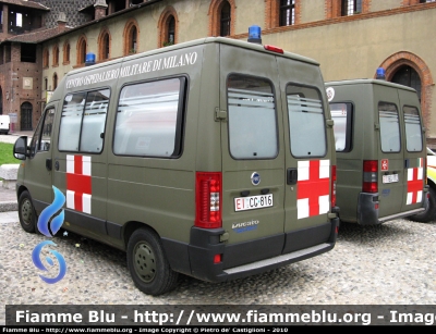 Fiat Ducato III serie
Esercito Italiano
Centro Ospedaliero Militare di Milano
EI CG 816
Parole chiave: Ambulanza Fiat_Ducato_IIIserie EICG816 Centro_Ospedaliero_Militare_Milano