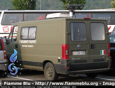 Fiat Ducato III serie
Esercito Italiano
1° Reggimento Trasporti
Gestione Transito
EI CH 139
Parole chiave: Fiat Ducato_IIIserie EICH140 Esercito_Italiano Gestione_Transito 1_Reggimento_Trasporti