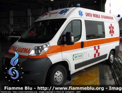 Fiat Ducato X250
118AIR Peschiera Borromeo MI
automezzo autorizzato
al transito aeroportuale
DR 752 ZF

Parole chiave: Lombardia (MI) ambulanza Fiat Ducato_X250 DR 752 ZF Oregon