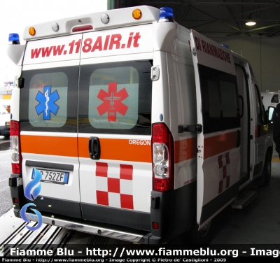 Fiat Ducato X250
118AIR Peschiera Borromeo MI
automezzo autorizzato
al transito aeroportuale
DR 752 ZF

Parole chiave: Lombardia (MI) 118AIR ambulanza Fiat Ducato_X250 DR 752 ZF Oregon