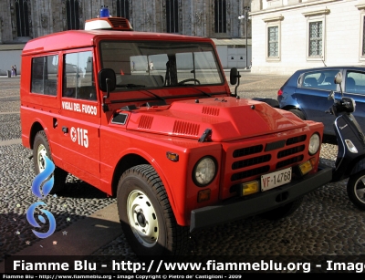 Fiat Nuova Campagnola HTL
Vigili del Fuoco
Comando Provinciale di Milano
Via Messina
VF 14768
nuova livrea

Parole chiave: Fiat Nuova_Campagnola_1974 Campagnola_1974 Campagnola_HTL Vigili_del_Fuoco VVF Milano VF14768