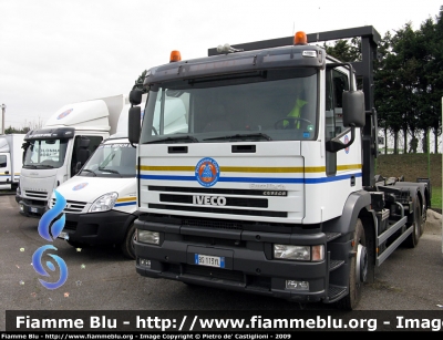 Iveco EuroTech
Protezione Civile
Colonna Mobile
Provincia di Brescia
Autocarro con allestimento scarrabile a Gancio
BS 113 YL

Parole chiave: Iveco EuroTech BS113YL