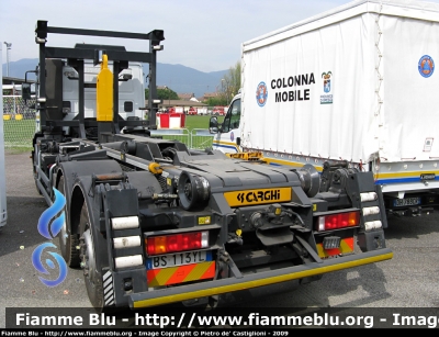 Iveco EuroTech
Protezione Civile
Colonna Mobile
Provincia di Brescia
Autocarro con allestimento scarrabile a Gancio
BS 113 YL

Parole chiave: Iveco EuroTech BS113YL