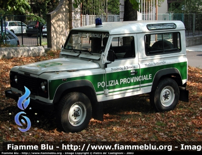 Land Rover Defender 90 SW
Polizia Provinciale – Brescia
(ora Polizia Locale)
Nucleo Ambientale
ZA 403 JJ

Parole chiave: Land-Rover Defender_90_SW