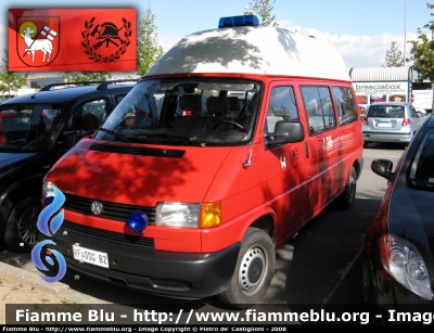 Volkswagen Transporter T4
Vigili del Fuoco
Unione Distrettuale Valle Isarco
Corpo Volontario di Bressanone (BZ)
Freiwillige Feuerwehr Brixen
VF 0SG BZ

Parole chiave: Volkswagen Transporter_T4 VVF Brixen Bressanone BZ VF0SGBZ Reas_2008