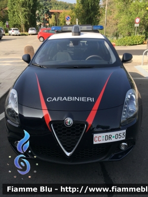 Alfa Romeo Nuova Giulietta
Carabinieri
Nucleo Operativo RadioMobile 
Comando di Compagnia di Poggibonsi (SI)
Allestita NCT Nuova Carrozzeria Torinese Decorazione Grafica Artlantis
Parole chiave: giulietta_carabinieri_poggibonsi