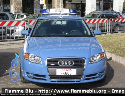 Audi A4 Avant IV Serie
Polizia di Stato
Polizia Stradale in Servizio sulla A22 Autostrada del Brennero S.p.A.
POLIZIA F4688
Parole chiave: Audi A4 Avant_IVSerie PoliziaF4688 Festa_della_Polizia_2007