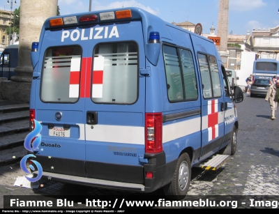 Fiat Ducato III Serie
Polizia di Stato
Servizio Sanitario
Allestimento Bollanti Veicoli Sanitari
POLIZIA F4076
Parole chiave: Fiat Ducato_IIISerie Ambulanza Bollanti PoliziaF4076 Festa_della_Polizia_2007