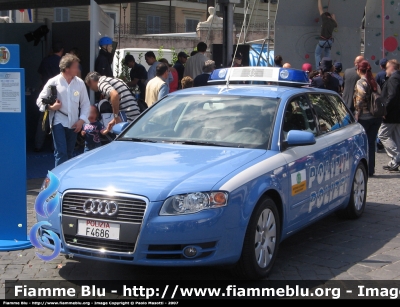 Audi A4 Avant IV Serie
Polizia di Stato
Polizia Stradale in Servizio sulla A22 Autostrada del Brennero S.p.A.
POLIZIA F4686
Parole chiave: Audi A4 Avant_IVSerie PoliziaF4686 Festa_della_Polizia_2007