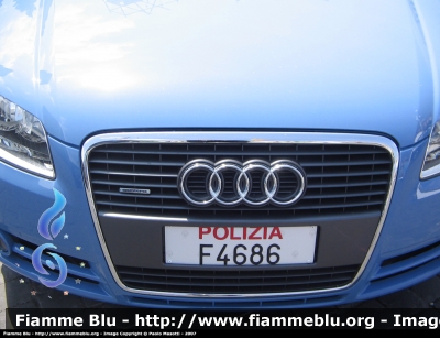 Audi A4 Avant IV Serie
Polizia di Stato
Polizia Stradale in Servizio sulla A22 Autostrada del Brennero S.p.A.
Particolare della Mascherina e della Targa
POLIZIA F4686

Parole chiave: Audi A4 Avant_IVSerie PoliziaF4686 Festa_della_Polizia_2007