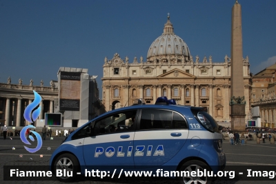 Citroen C-Zero
Polizia di Stato 
Ispettorato di Pubblica Sicurezza presso il Vaticano 
POLIZIA H6283
Parole chiave: Citroen C-Zero PoliziaH6283