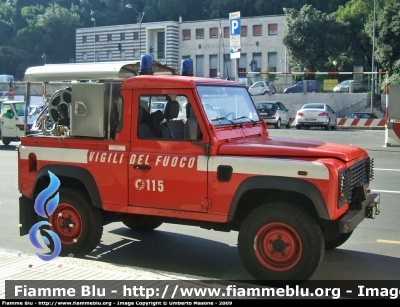 Land Rover Defender 90
Vigili del Fuoco
Comando Provinciale di Genova
Parole chiave: Land-Rover Defender_90 VF