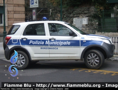 Daihatsu Terios II serie
Polizia Municipale Borzonasca (GE)
Parole chiave: Daihatsu Terios_IIserie PM_Borzonasca_GE