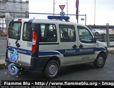 Fiat Doblò II serie
A63 - Polizia Municipale Genova
POLIZIA LOCALE YA 440 AC

Parole chiave: Fiat Doblò_IIserie PM_Genova PoliziaLocaleYA440AC