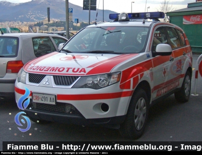 Mitsubishi Outlander II serie
Croce Rossa Italiana
Comitato Locale di Riva Trigoso (GE)
CRI 491 AA
Parole chiave: Mitsubishi Outlander_IIserie CRI491AA