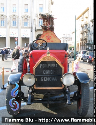 Fiat 15 Ter
Corpo Pompieri Civici Genova
Collezione Storica del Comando Provinciale di Genova
Anno 1916
Parole chiave: Fiat 15_Ter_VVF festa_forze_armate