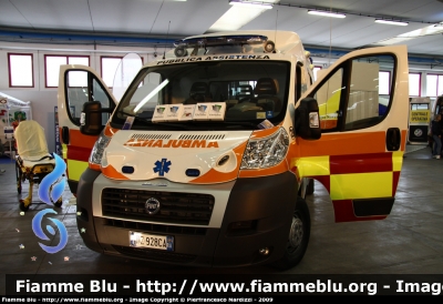 Fiat Ducato X250
Pubblica Assistenza Provincia di Ravenna
Ambulanza Allestita Bollanti

Parole chiave: Fiat Ducato_X250 Ambulanza PA Ravenna_REAS 2009