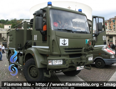 Iveco EuroCargo 100E21 4x4 II Serie
Marina Militare Italiana
Servizio Antincendio Presso la Base Maristaeli Luni
MM BK 574
Parole chiave: Iveco_EuroCargo_Marina_Militare_festa_forze_armate